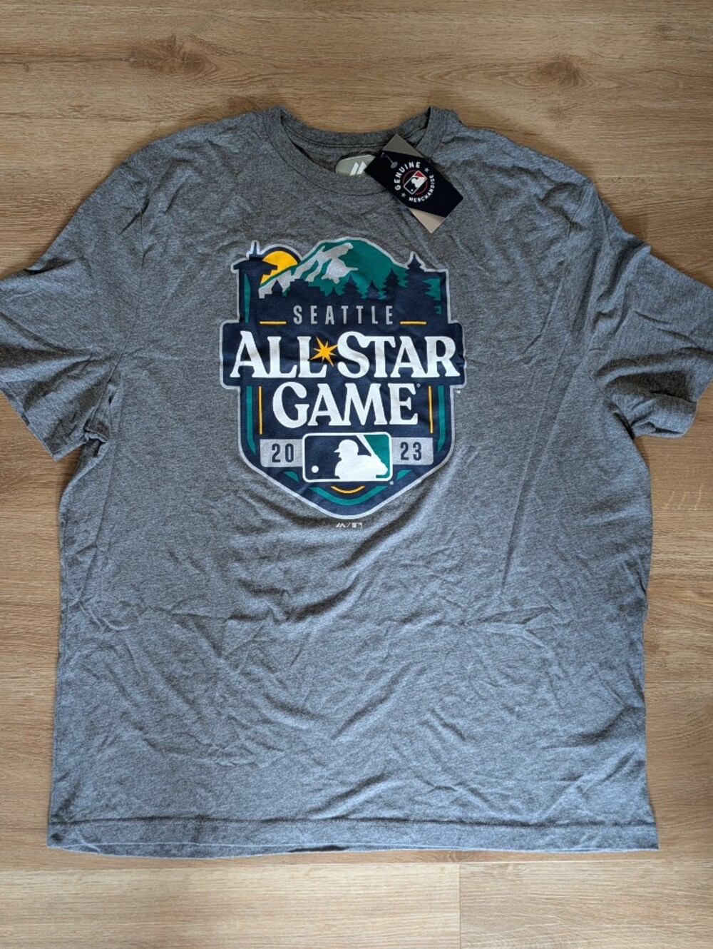 MLB Seattle All-Star Game 2023 Gray Graphic T-Shirt